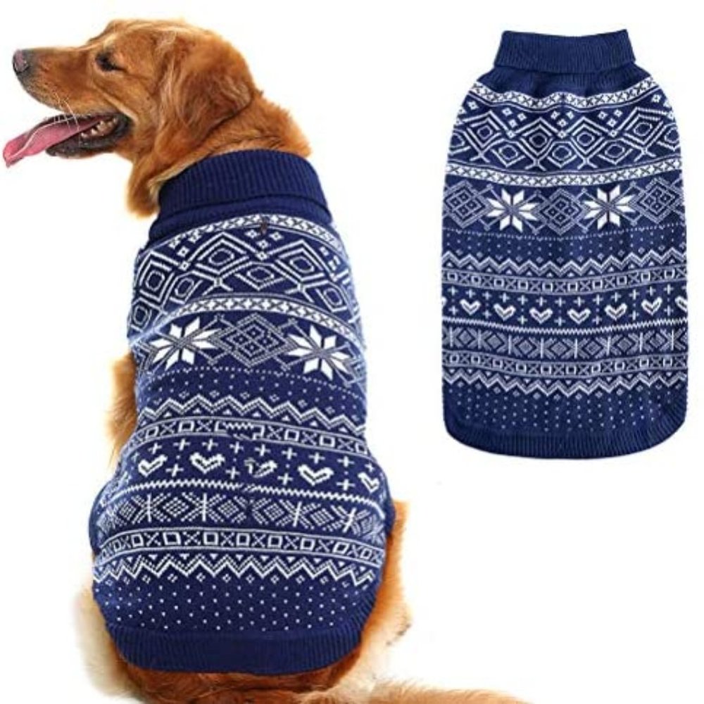 Homimp Dog Argyle Sweater